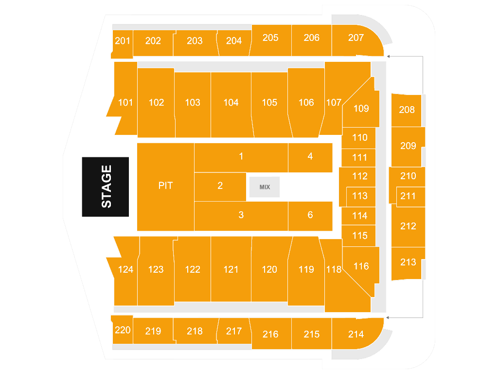 CFG Bank Arena seating chart
