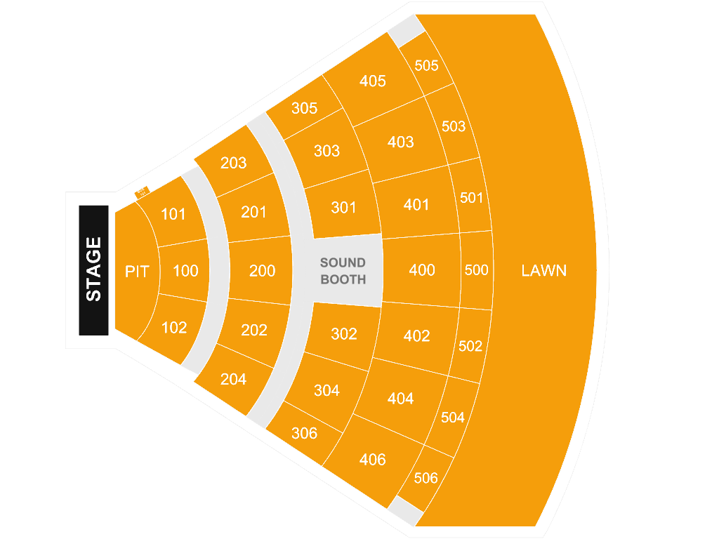 Darien Lake Amphitheater seating chart