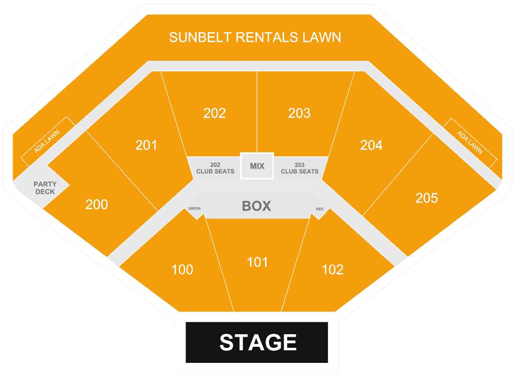 Dos Equis Pavilion seating chart
