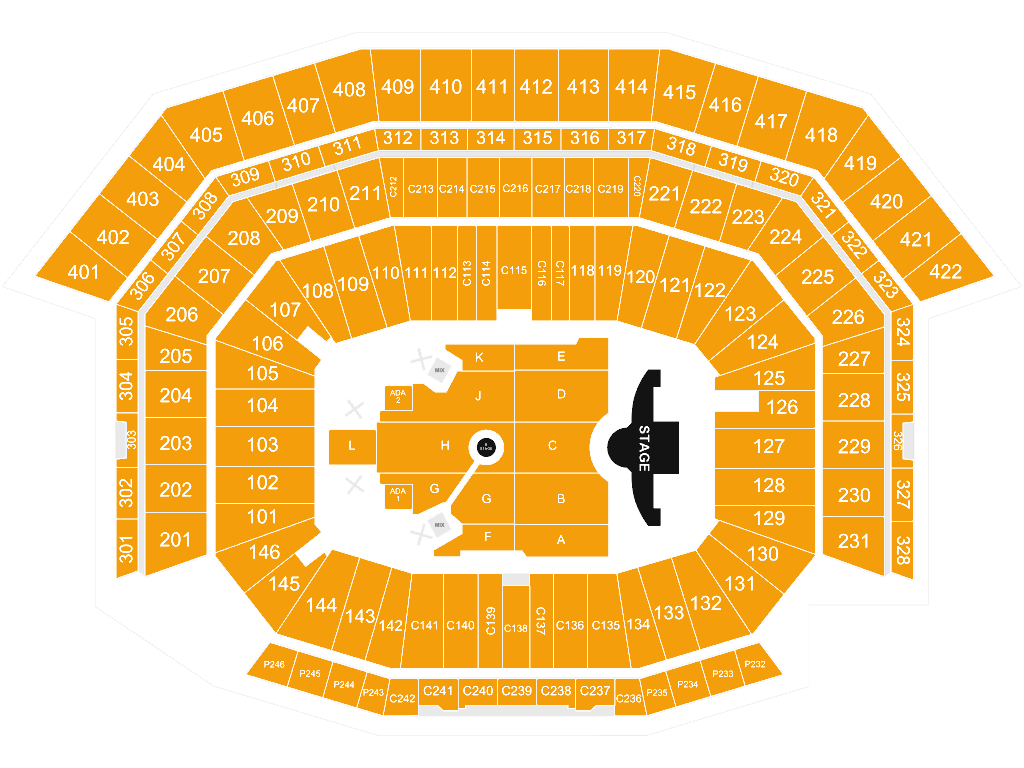 Levi's Stadium seating chart