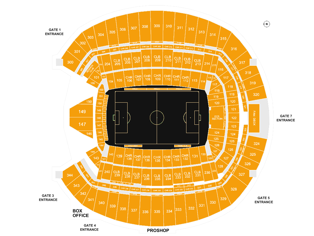 Lumen Field seating chart