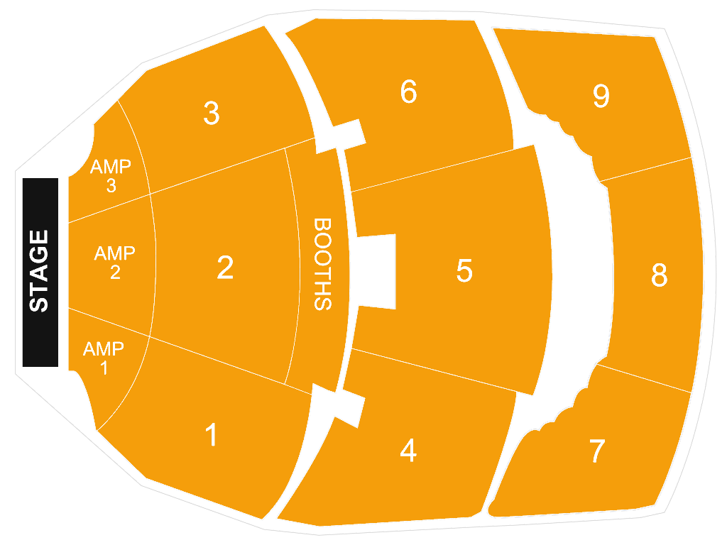 Penn & Teller Theater at Rio Las Vegas seating chart