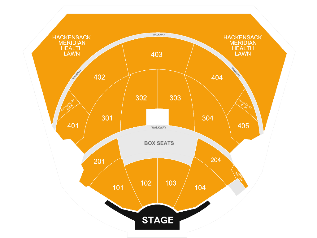 PNC Bank Arts Center seating chart