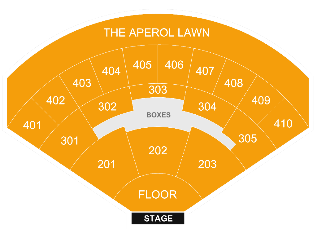 RBC Amphitheatre seating chart