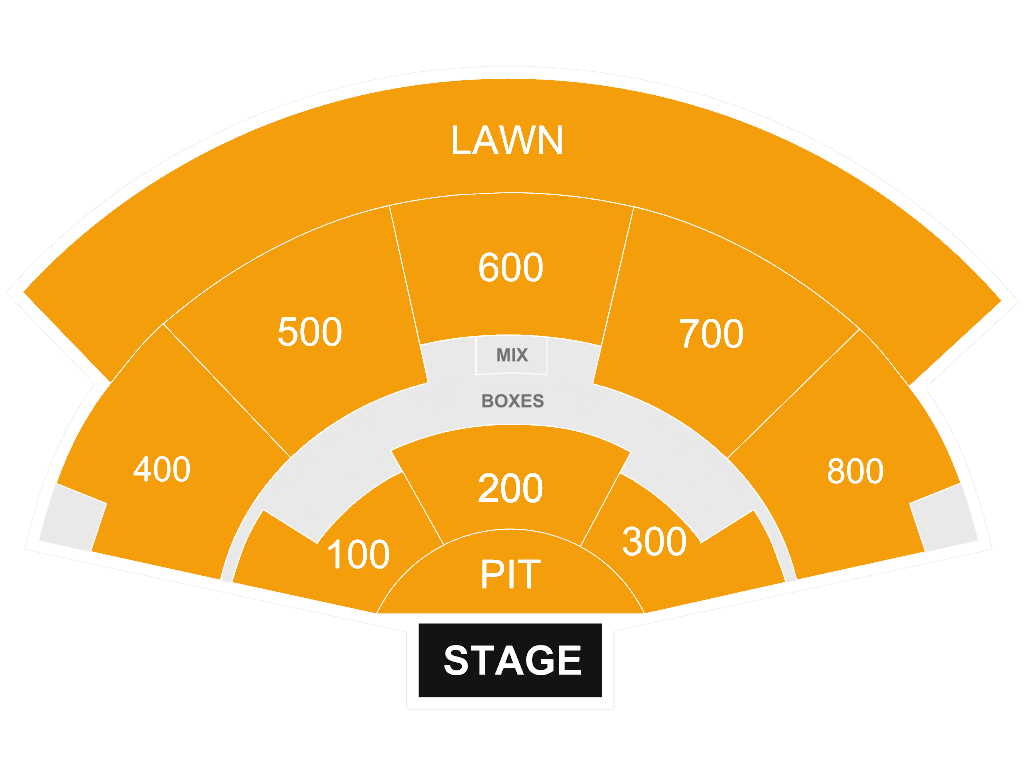 The Meadows Music Theatre seating chart
