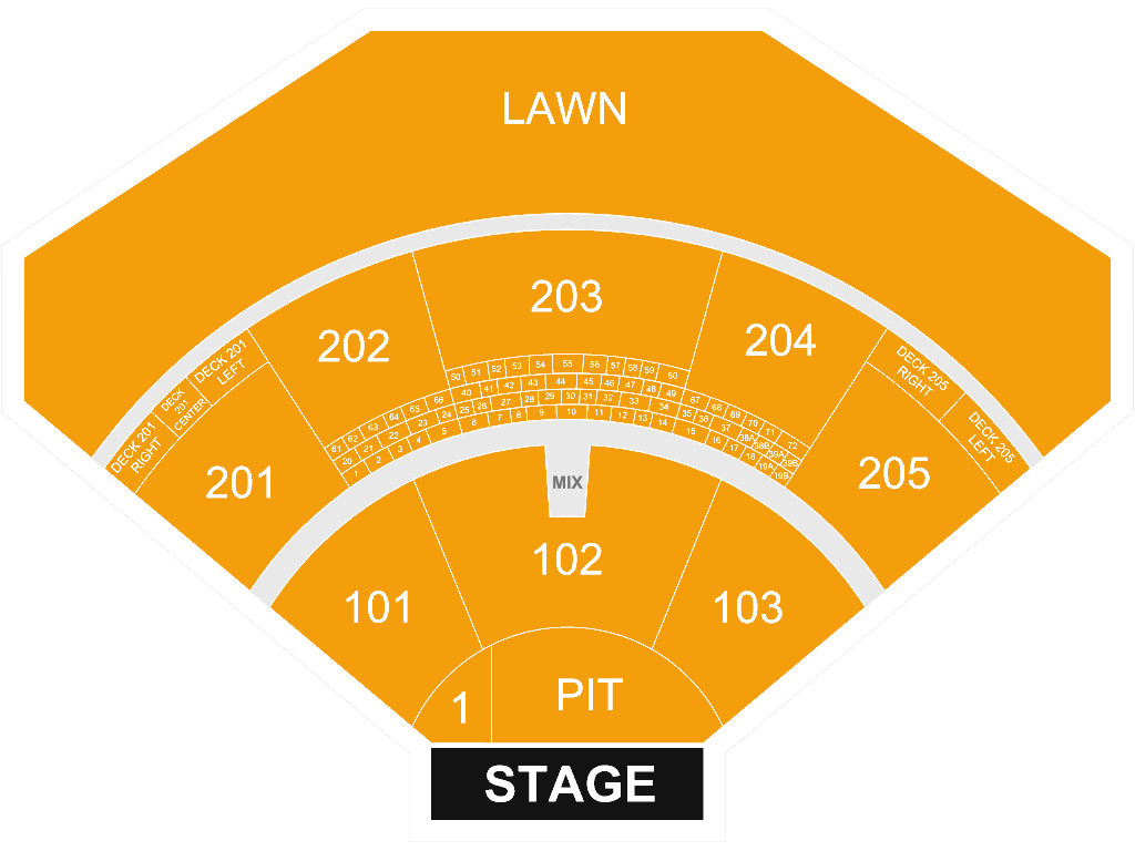 Veterans United Home Loans Amphitheater seating chart