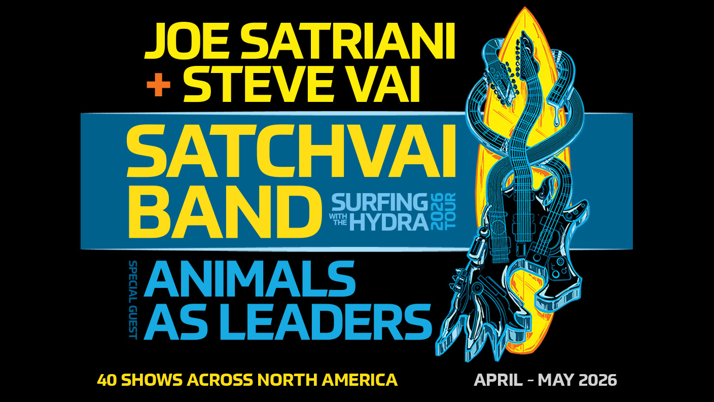 SatchVai Band: Joe Satriani & Steve Vai & Animals As Leaders